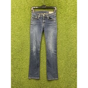 Rag & Bone Jeans Womens 26 Wren High Rise Slim Straight Leg Medium Wash Stretch